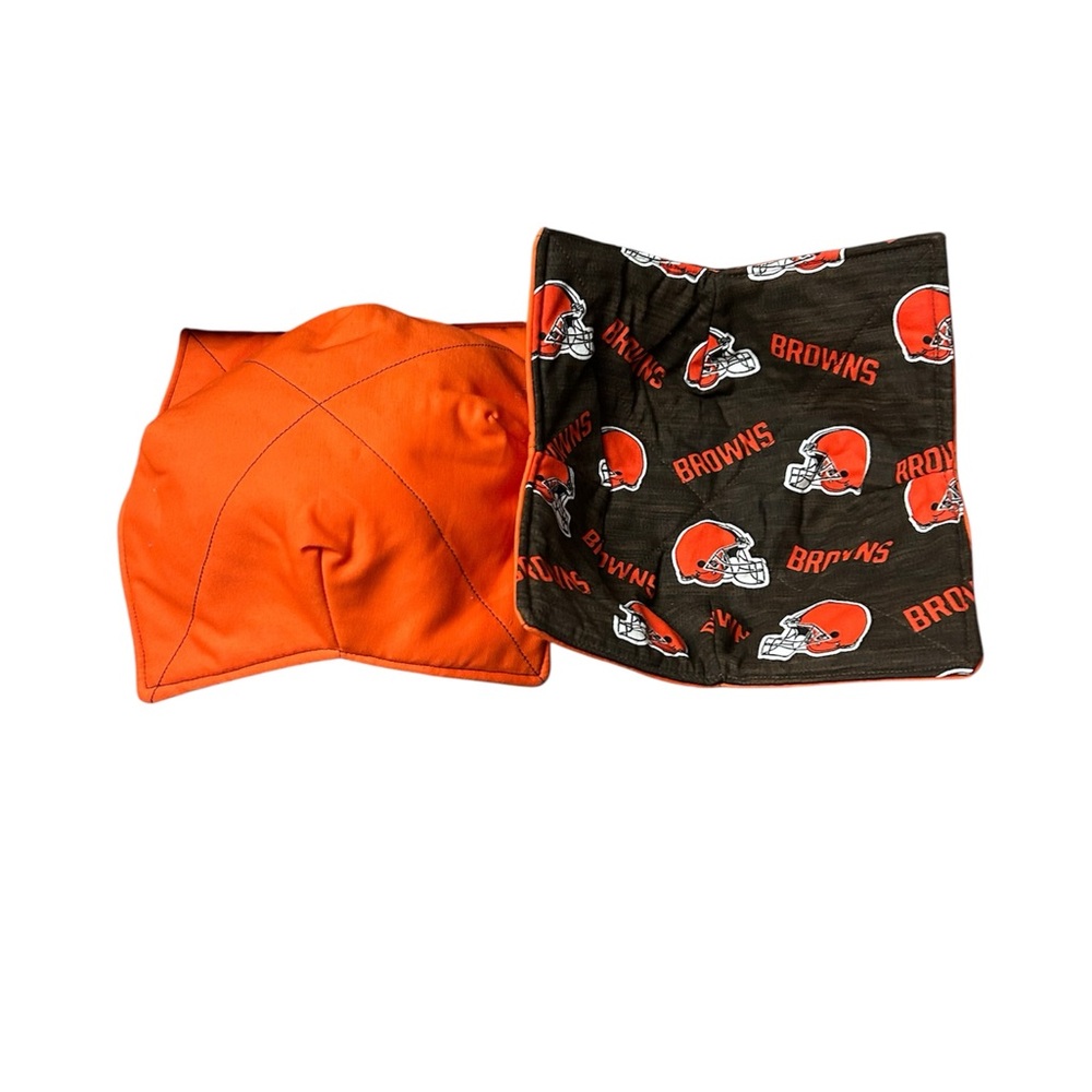 Cleveland Browns Football Bowl Kozies set of 2
